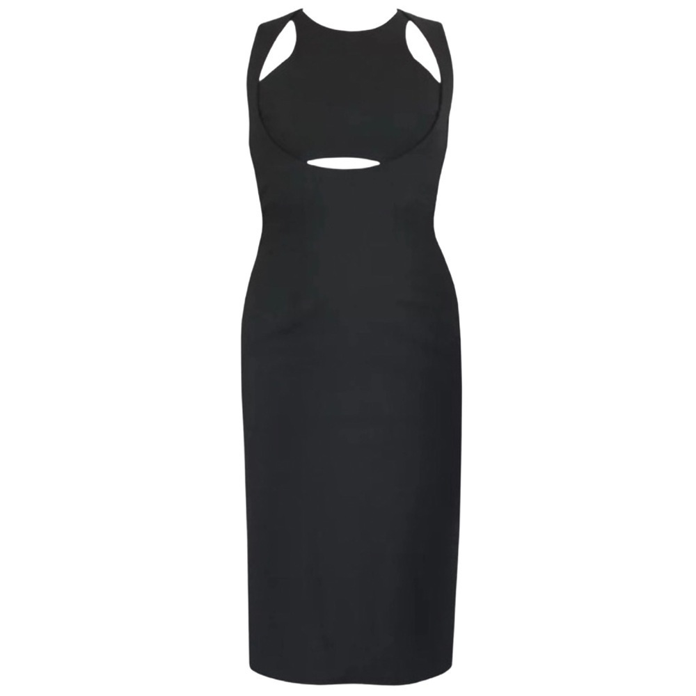 Cushnie Et Ochs Black Pencil Cut Out Cocktail Dress Size 2 NWOT